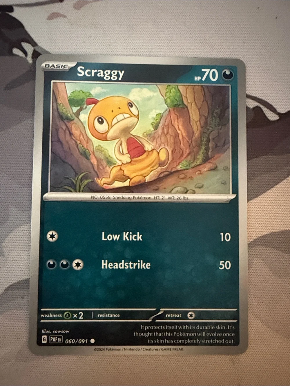 Scraggy & Scrafty Evolution Lot | 3 Pokémon Cards | ✨5/$25✨
